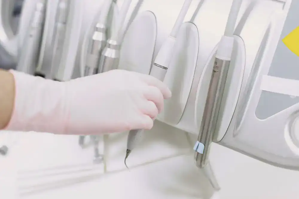 Close up of professional cleaning tools